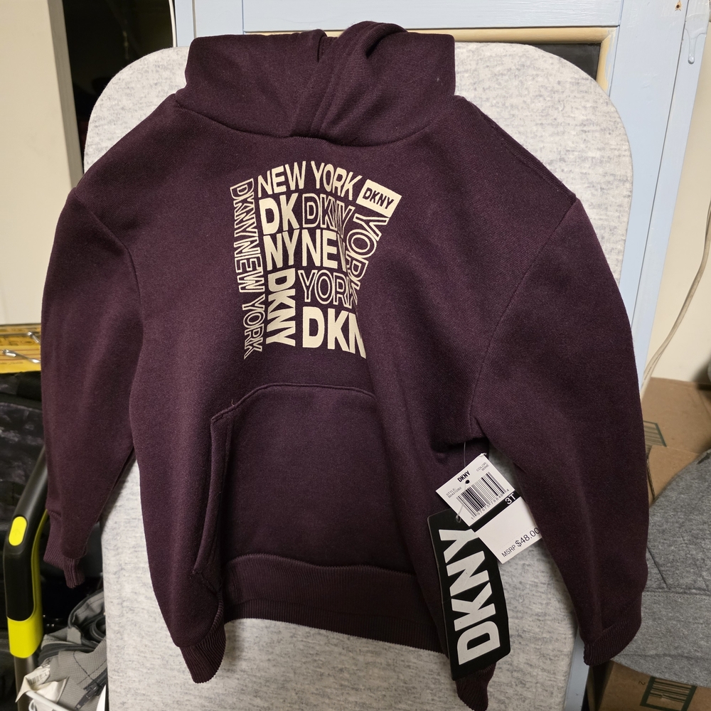DKNY Kids Purple Hoodie